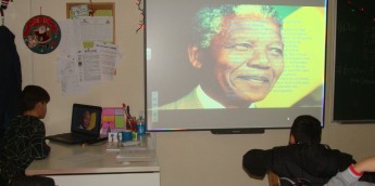 Σχολή Χατζήβεη - Μελετώντας τη ζωή του Νέλσον Μαντέλα - 13/2/2018