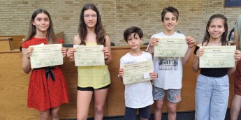 Σχολή Χατζήβεη - Διακρίσεις &quot;Μαθηματικά και Παιχνίδι&quot; - 23/6/2025