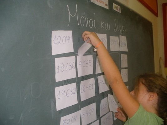 Σχολή Χατζήβεη - Μαγικά Τετράγωνα από το Δ2 - 2/10/2012 Σχολή Χατζήβεη - Μαγικά Τετράγωνα από το Δ2 - 2/10/2012