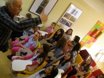 Ο Συνθέτης Σ. Ουλκέρογλου στο Σχολείο μας Ο Συνθέτης Σ. Ουλκέρογλου στο Σχολείο μας