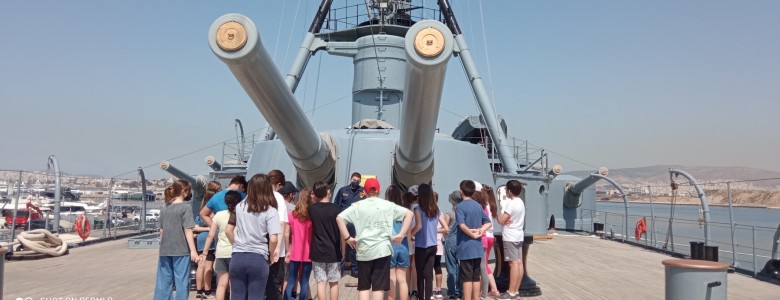 Σχολή Χατζήβεη -  Visit to the Battleship Averoff - 22/6/2022